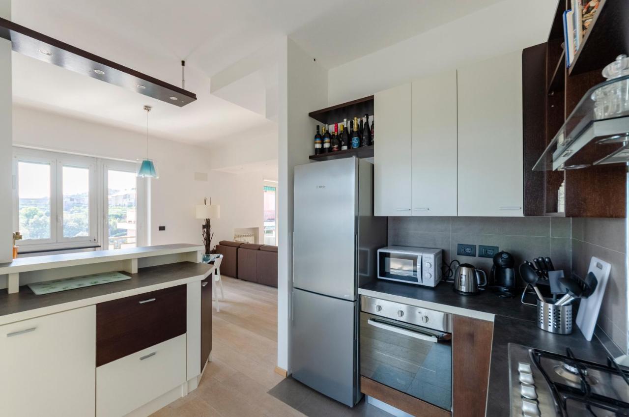 Joivy Great Flat With Sea View Apartment เจนัว ภายนอก รูปภาพ